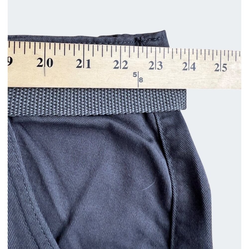 CD Copper Denim Mens Cargo Shorts Gray 100% Cotton With Belt Size 44 - Picture 4 of 14